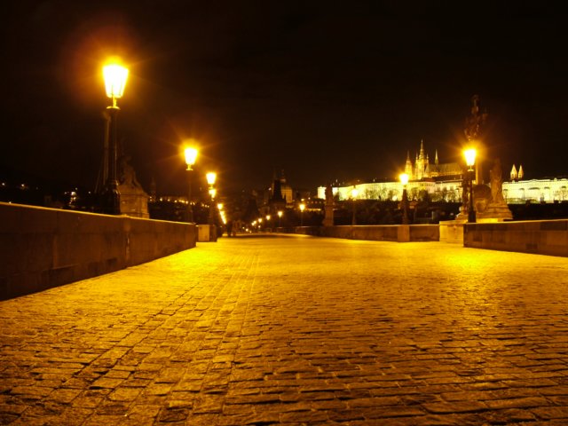 Charles Bridge by night, Prague